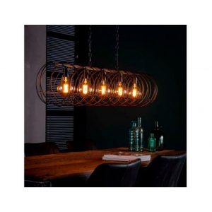 Hanglamp 5L spiraal 28 cilinder / Charcoal