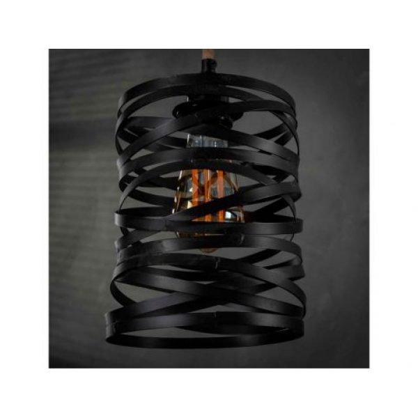 Hanglamp 7L twist wikkel XL / Slate grey