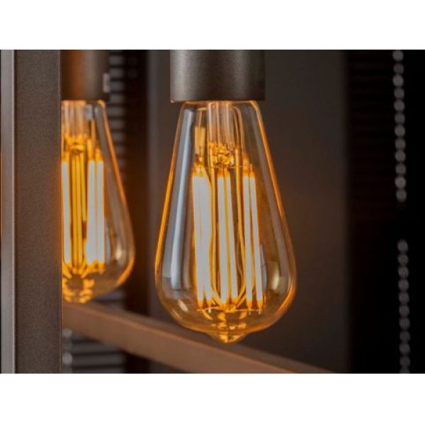 werkzaamheid plafond Psychologisch Lichtbron LED [ST64] filament druppel - E27 6W 2100K 450lm dimbaar /  Amberkleurig glas Online Kopen - 4UDesigned.nl