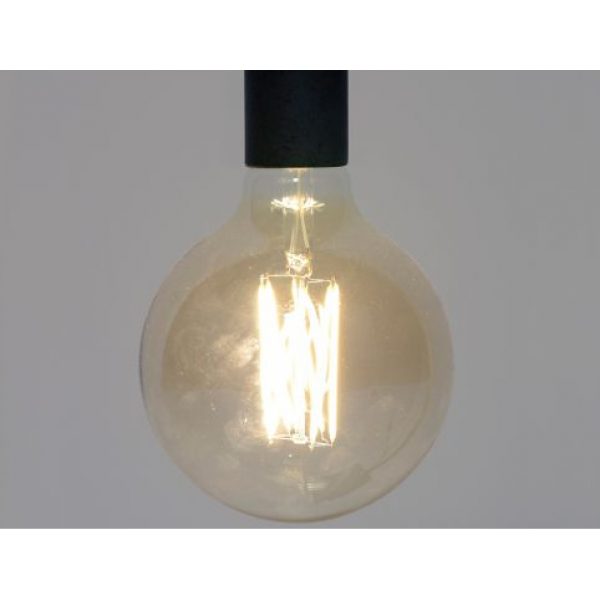 Lichtbron LED filament bol 12,5 - E27 6W dimbaar / Amberkleurig glas
