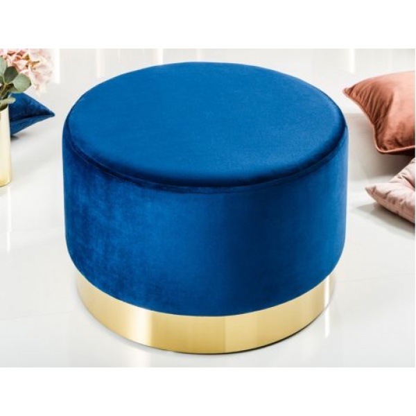 Bijzettafel Glamour Velvet Blauw