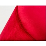 Poef Glamour Velvet Rood