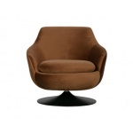 Jada Draaifauteuil Fluweel Bruin