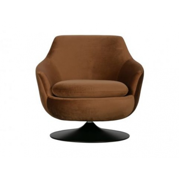 Jada Draaifauteuil Fluweel Bruin