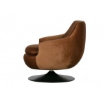 Jada Draaifauteuil Fluweel Bruin
