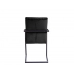 Armstoel Almere Velvet Zwart