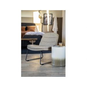 By-Boo Bijzettafel Dainty Crème/Taupe