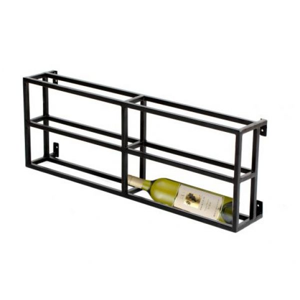 vochtigheid Product hel Metalen Wijnrek Hangend 2 x 2 Flessen Online Kopen - 4UDesigned.nl