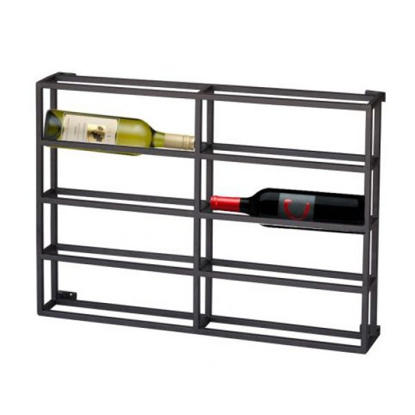 voorkant Oxide bijstand Metalen Wijnrek Hangend 2 x 4 Flessen Online Kopen - 4UDesigned.nl