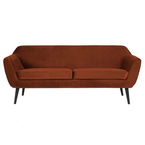 Rocco Sofa 187 Cm Fluweel Roest