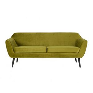 Rocco Sofa 187 Cm Fluweel Olive