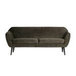 Rocco Sofa 187 Cm Fluweel Warm Groen