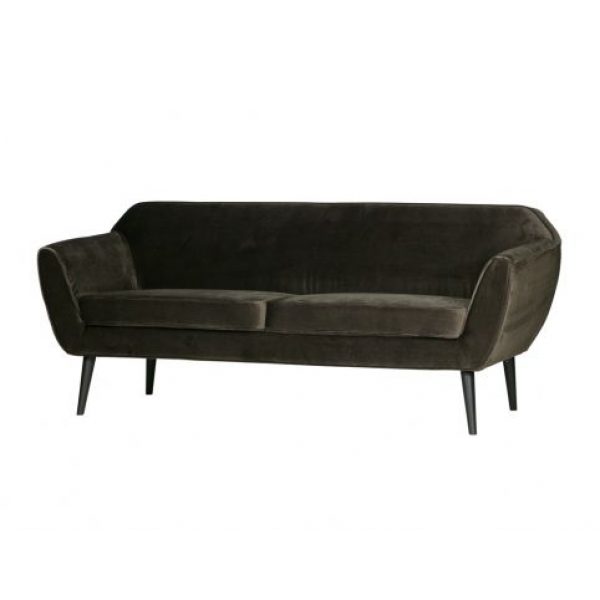 Rocco Sofa 187 Cm Fluweel Warm Groen