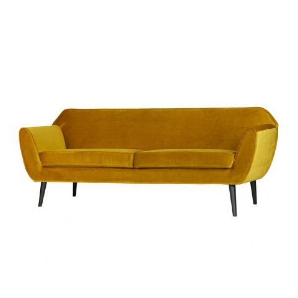 Rocco Sofa 187 Cm Fluweel Oker