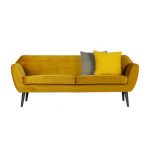Rocco Sofa 187 Cm Fluweel Oker