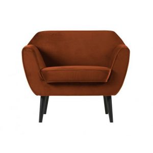 Rocco Fauteuil Fluweel Roest