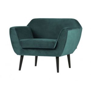 Rocco Fauteuil Fluweel Teal