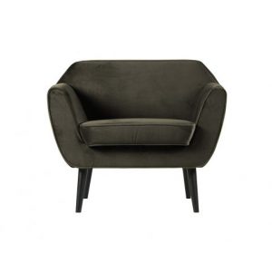 Rocco Fauteuil Fluweel Warm Groen