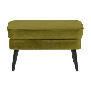 Rocco Hocker Fluweel Olive