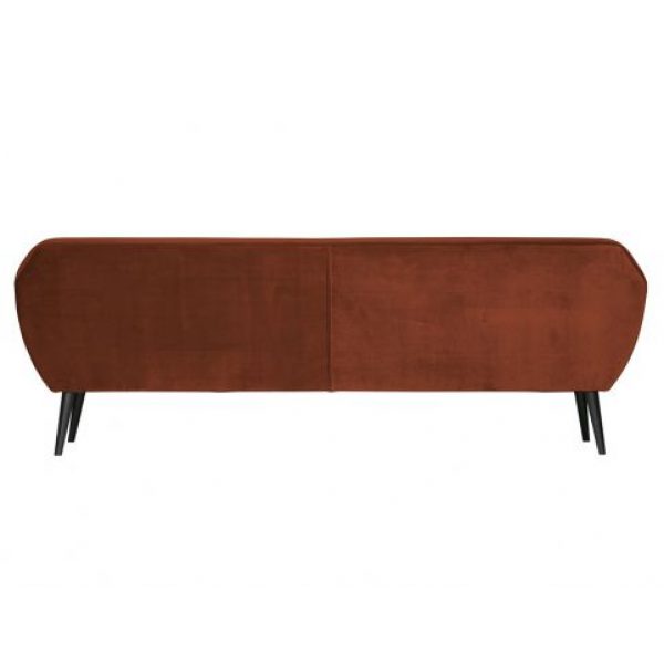 Rocco Xl Sofa 230 Cm Fluweel Roest