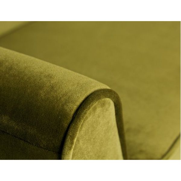 Rocco Xl Sofa 230 Cm Fluweel Olive