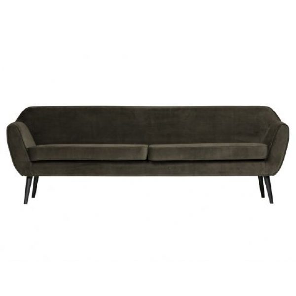 Rocco Xl Sofa 230 Cm Fluweel Warm Groen