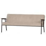 Elizabeth Sofa Structure Velvet Naturel