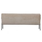 Elizabeth Sofa Structure Velvet Naturel