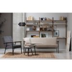 Elizabeth Sofa Structure Velvet Naturel