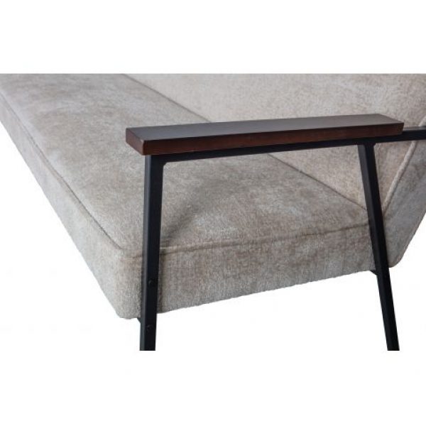 Elizabeth Sofa Structure Velvet Naturel