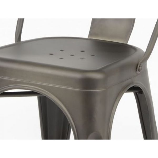 Eetkamerstoel Bistro Gun Metal