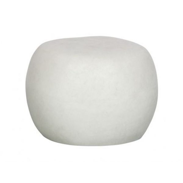 Showroommodel Pebble Bijzettafel Betonlook Wit 35xØ50