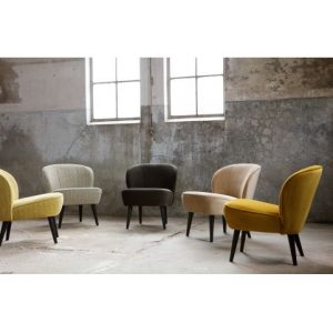 Sara Fauteuil Fluweel Warm Groen