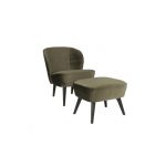 Sara Fauteuil Fluweel Warm Groen