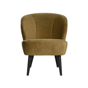 Sara Fauteuil Fluweel Army