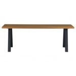 Tablo Outdoor Eettafel Naturel Met A-poot Metaal [fsc]