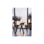 Tablo Outdoor Eettafel Naturel Met A-poot Metaal [fsc]