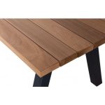 Tablo Outdoor Eettafel Naturel Met A-poot Metaal [fsc]
