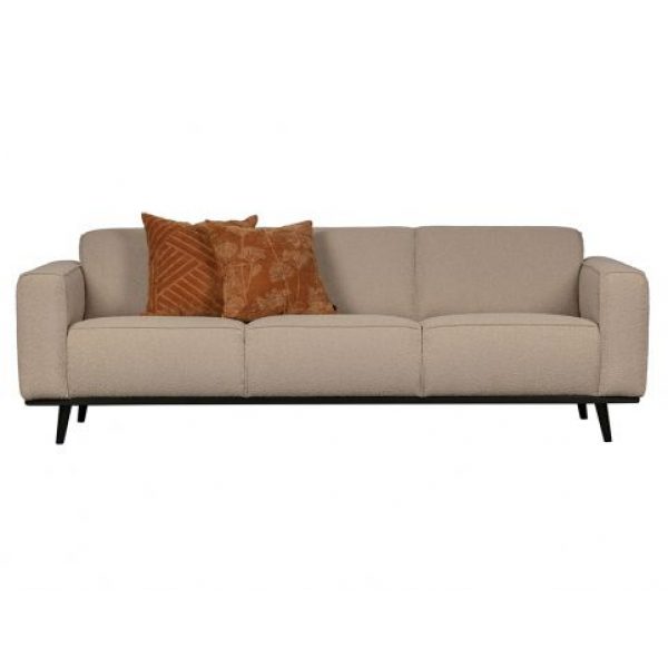 Statement 3-zits Bank 230 Cm BouclÉ Beige