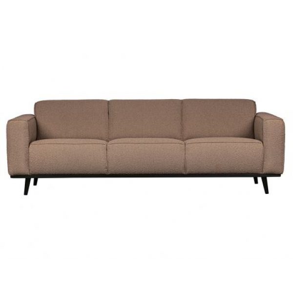 Statement 3-zits Bank 230 Cm BouclÉ Nougat