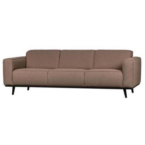 Statement 3-zits Bank 230 Cm BouclÉ Nougat