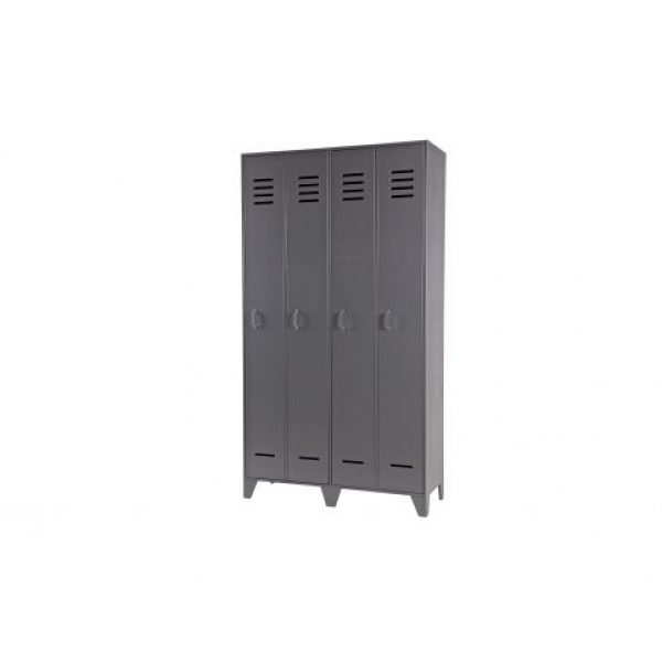 gouden duurzame grondstof beschermen Stijn Hoog 2drs Lockerkast Steel Grey [fsc] Online Kopen - 4UDesigned.nl