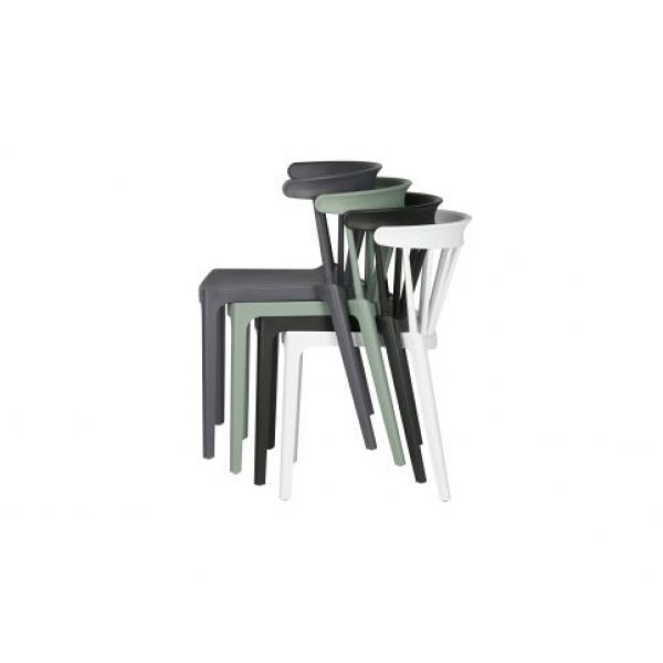 Bliss Spijlenstoel Kunststof Zwart