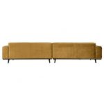 Statement Xl 4-zits Bank 372 Cm Fluweel Honing Geel