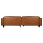 Statement 4-zits Bank 280 Cm Lederlook Cognac