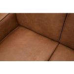 Statement 4-zits Bank 280 Cm Lederlook Cognac