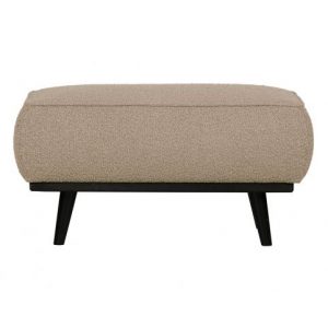 Statement Hocker BouclÉ Beige