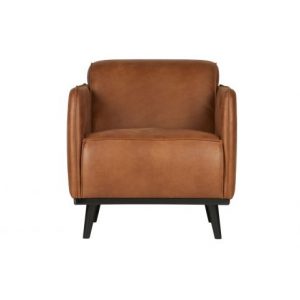 Statement Fauteuil Met Arm Lederlook Cognac