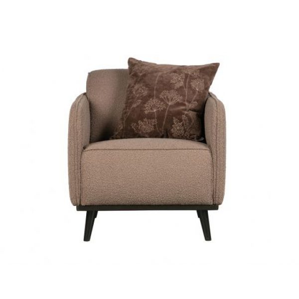 Statement Fauteuil Met Arm BouclÉ Nougat