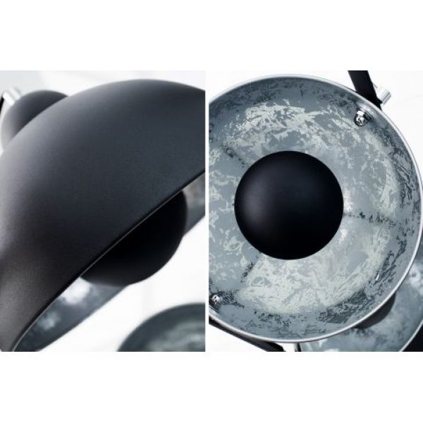 Vloerlamp Studio 3 Lights Zwart / Zilver
